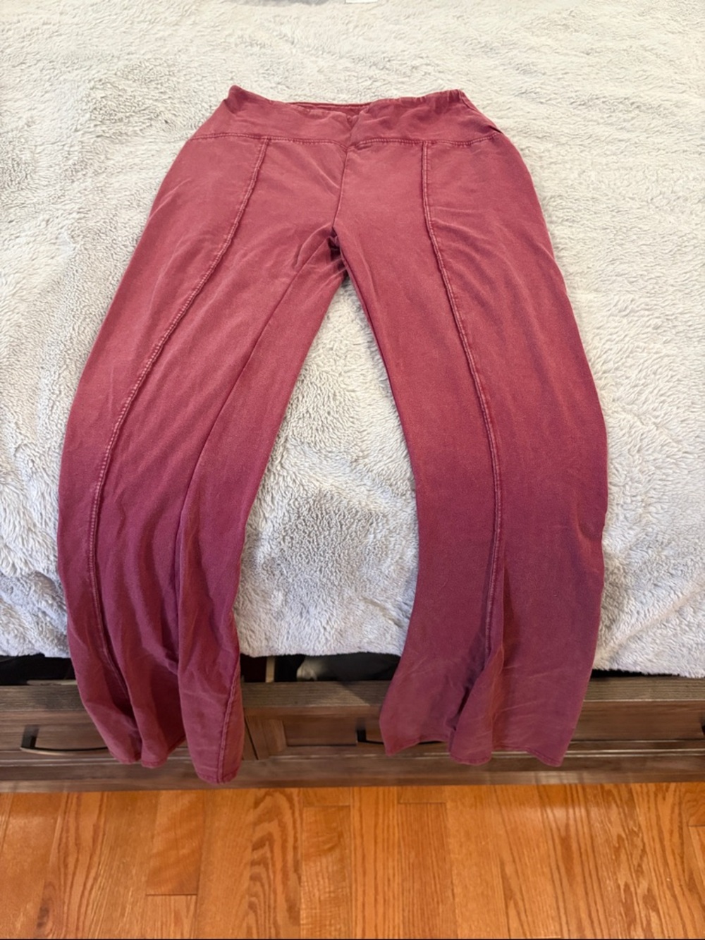 Women’s Wide-Leg Lounge Pants in Dusty Rose